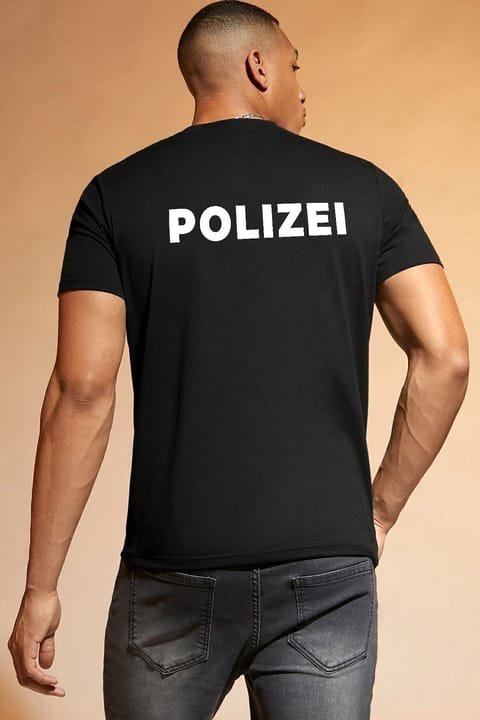 تی‌شرت چاپ Polizei یونیسکس uyguntarz