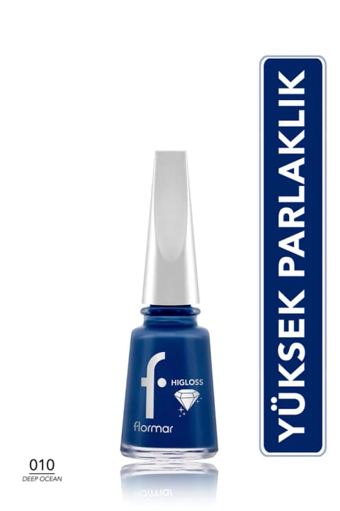 Flormar Higloss ماندگار با درخشش بالا — 010 Deep Ocean