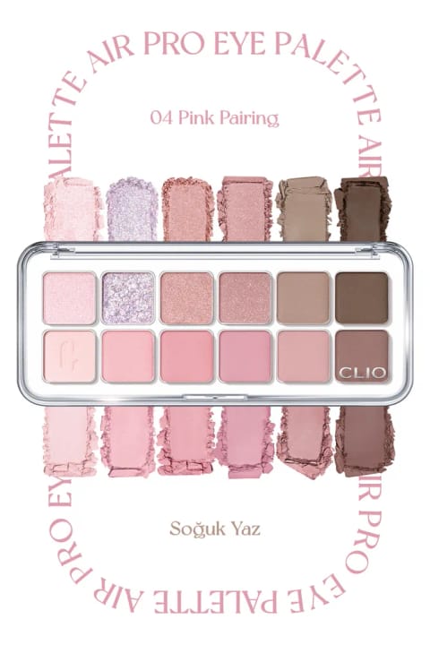 پالت سایه چشم CLIO Pro Eye Palette — 04 Pink Pairing
