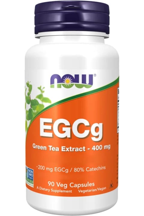 Now Foods, EGCg، عصاره چای سبز، 400 میلیگرم، 90 کپسول گیاهی DaphneLabsdan