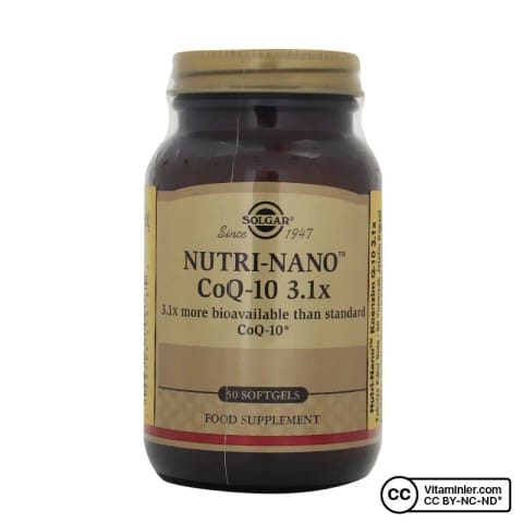 Solgar Nutri-Nano CoQ-10 3.1x 50 کپسول