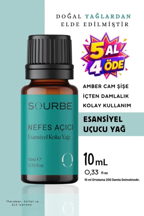 SOURBE روغن اسانس بخور خوشبوکننده تنفس