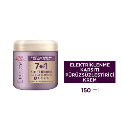 Wella Deluxe کرم مراقبت از مو ضد الکتریسیته ساکن و صافکننده 150 میلیلیتر