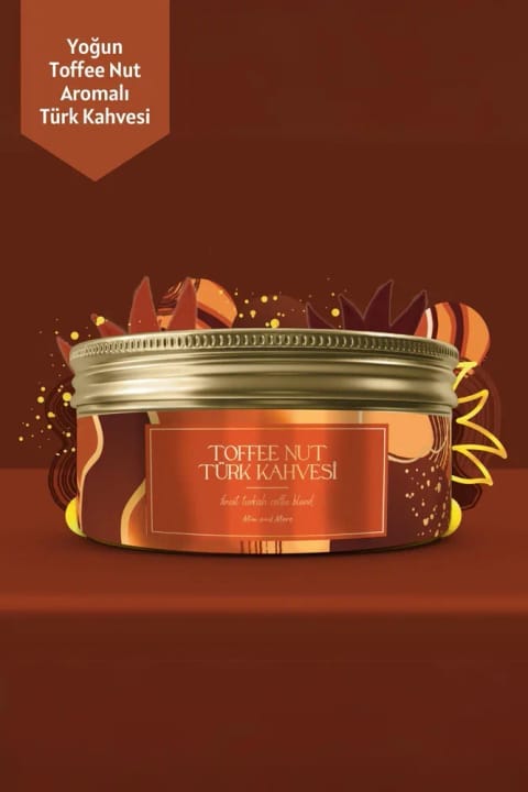 Mim and More تافی نات ترکی کافی - قهوه ترک با عطر تافی و آجیل