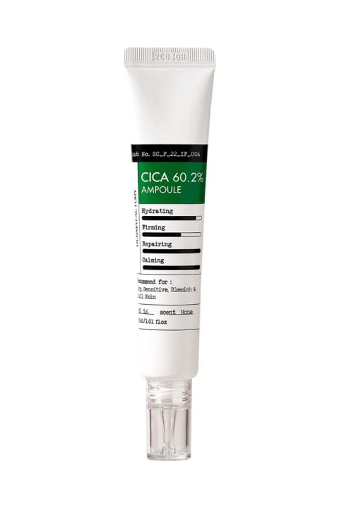 DERMA FACTORY سرم وگان حاوی 60.2% سیکا آمپول 30 میلیلیتر