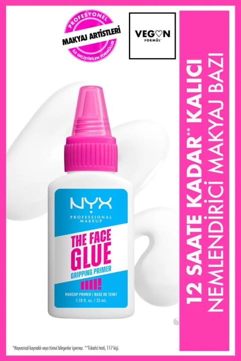 پرایمر چسب صورت NYX Professional Makeup با ماندگاری ۱۲ ساعت و مرطوب‌کننده