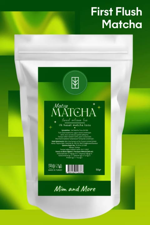 Mim and More Matsu Matcha - چای سبز پودری ممتاز اولین برداشت 50 گرم