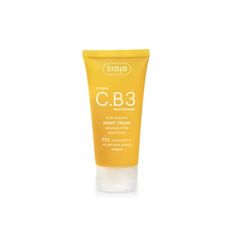 Ziaja Vitamin C.B3 Niacinamide کرم شب 50 میلی‌لیتری