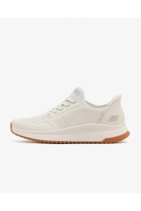 SKECHERS BOBS SQUAD 4 KEY LOOK زنانه کفش اسپرت سفید 117740 WHT