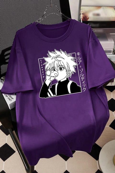 تی‌شرت چاپی Unisex Killua Zoldyck uyguntarz
