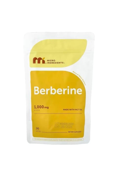 Micro Ingredients بربرین ۱۰۰۰ میلیگرم با MCT Oil، ۲۴۰ سافتجل آمریکایی