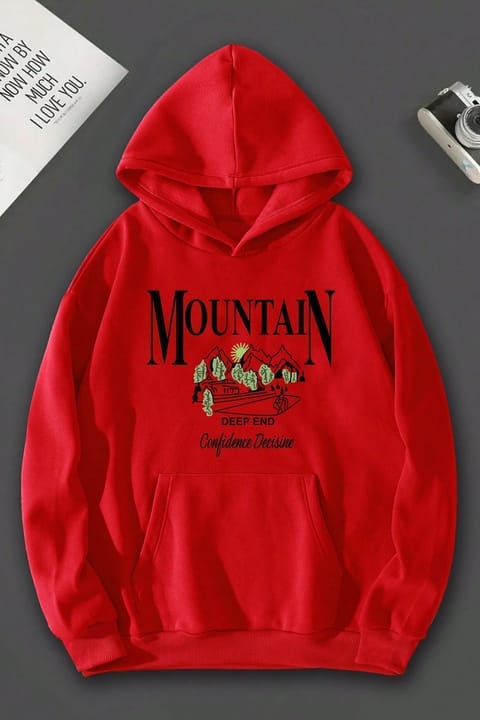 سویشرت یونیسکس uyguntarz طرح Montain