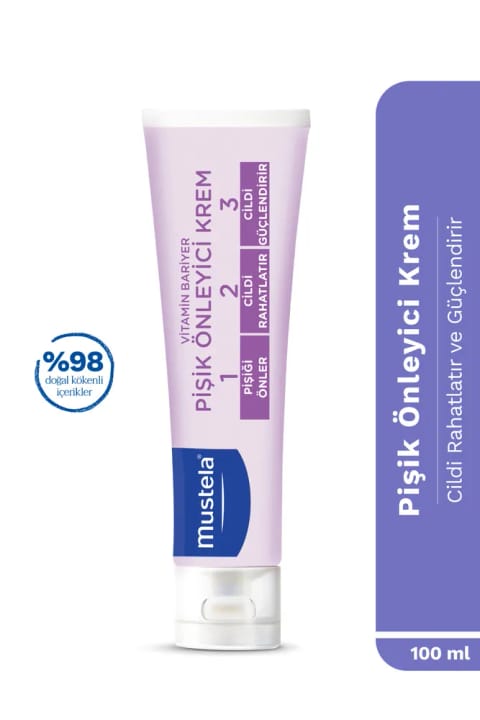 Mustela Vitamin Bariyer 1.2.3. کرم محافظ و مرطوبکننده ضد حساسیت پوشک نوزاد...