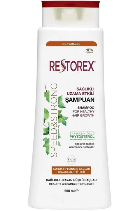 شامپو Restorex مخصوص موهای خشک و آسیب‌دیده ۵۰۰ میلی‌لیتر ۱ عددی
