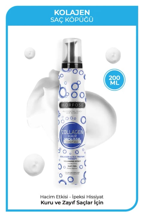 Morfose Collagen موس Volumeدهنده مو 200 میلیلیتر