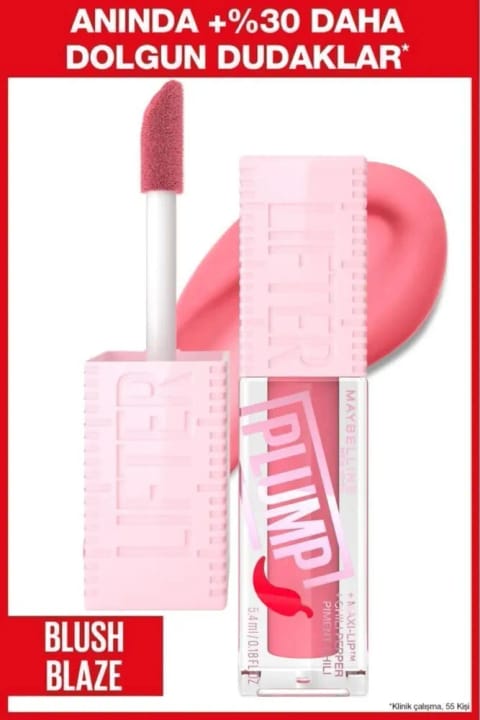 Maybelline New York Lifter Plump برق لب 001 Blush Blaze