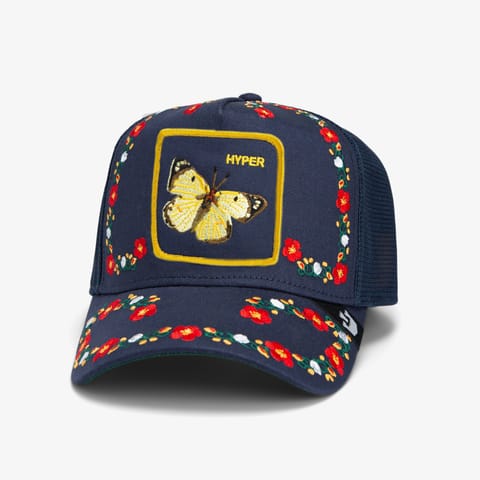 کلاه Goorin Bros Hyper Floral یونیسکس سرمه‌ای
