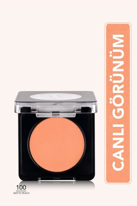Flormar رژگونه فشرده مات - بلاش-آن - 100 Matte Peach