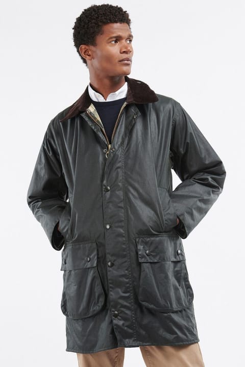 کاپشن جافتی Barbour Border SG91 رنگ Sage