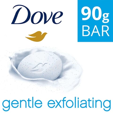 Dove Beauty Cream Bar Gentle Exfoliating مرطوبکننده کرم صابون ۹۰ گرمی