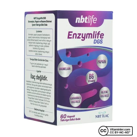 Nbt Life Enzymlife Dgs 60 کپسول