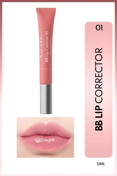 براق‌کننده لب NOTE Bb Lip Corrector یکنواخت‌کننده رنگ و آبرسان - 01
