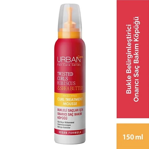 Urban Care Twisted Curls فوم مو هیبیسکوس و کره شی ۱۵۰ میلی‌لیتر
