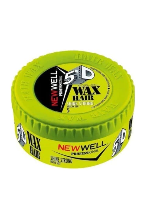 وکس سفت براق سبز New Well Shine Strong 150ml