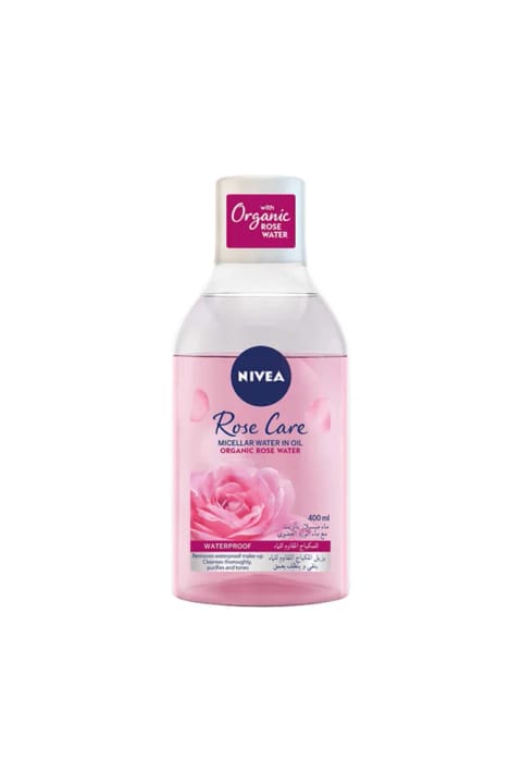 NIVEA MicellAIR میکلار آب پاک‌کننده آرایش گل سرخ - 400ml