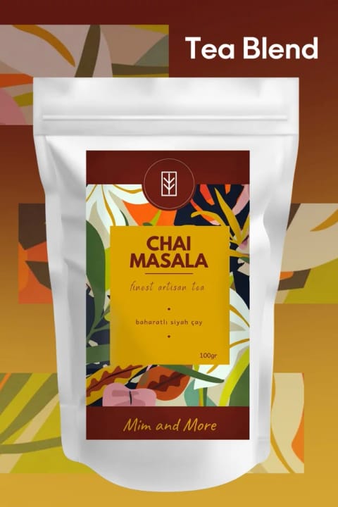 Mim and More Chai Masala - چای سیلان ادویه‌دار، ۱۰۰ گرم