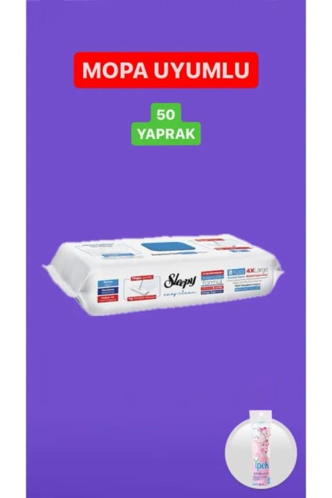 Sleepy SleepyEasy Clean دستمال تمیزکننده زمین سازگار با تی حاوی وایتکس