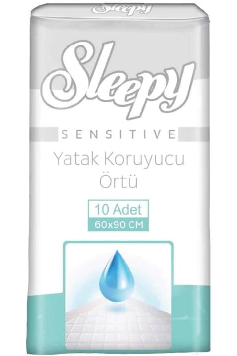زیرانداز محافظ تشک حساس Sleepy اندازه 60 × 90 سانتی‌متر بسته 10 عددی