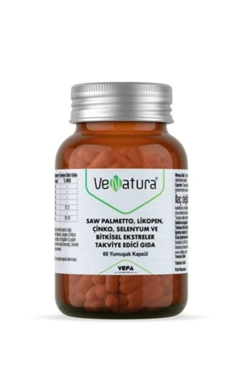 VeNatura Saw Palmetto لیکوپن زینک سلنیوم 60 نرم ژل