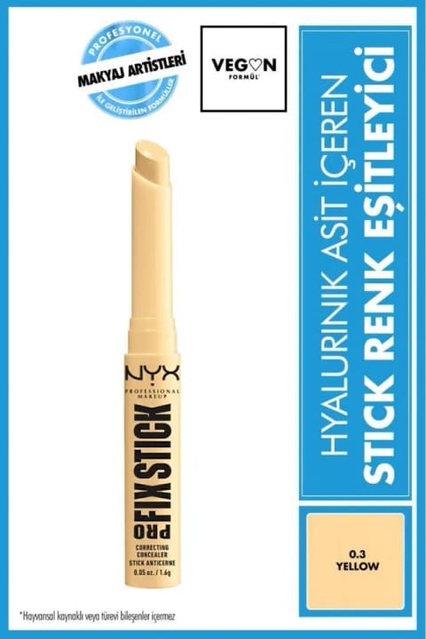 استیک اصلاح رنگ NYX Professional Makeup Pro Fix - زرد 0.3