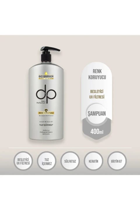 dp Daily Perfection شامپو محافظ رنگ مو Bio Barrier 400 میلیلیتر