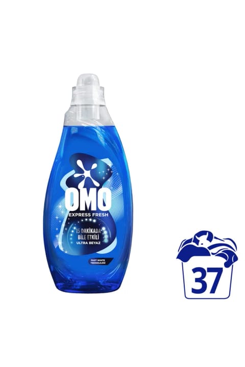 Omo Express Fresh Ultra Beyaz مایع لباسشویی 1480 میلی‌لیتر