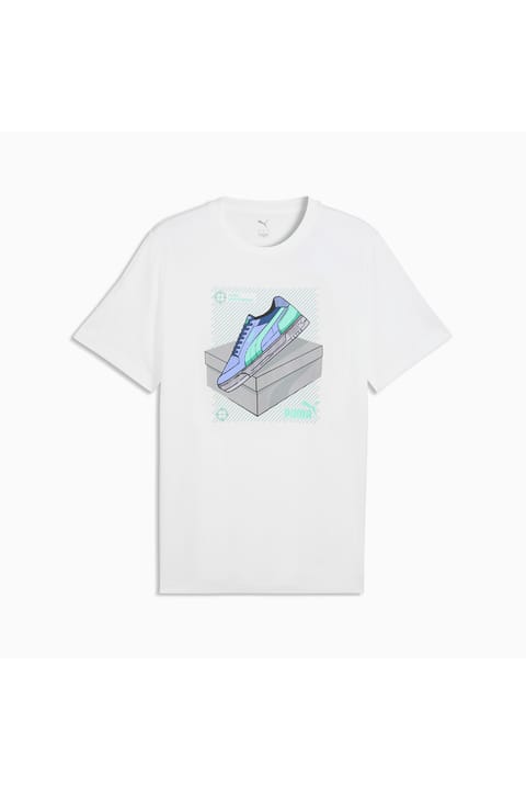 تیشرت مردانه سفید Puma Graphic (691777-02)