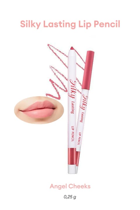 مداد لب Missha Silky Lasting Lip Pencil (RD03/Melt)