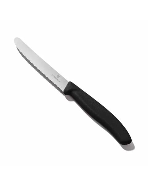 چاقوی گوجه و سوسیس Victorinox 6.7833 SwissClassic مدل ۱۱ سانتی‌متری مشکی