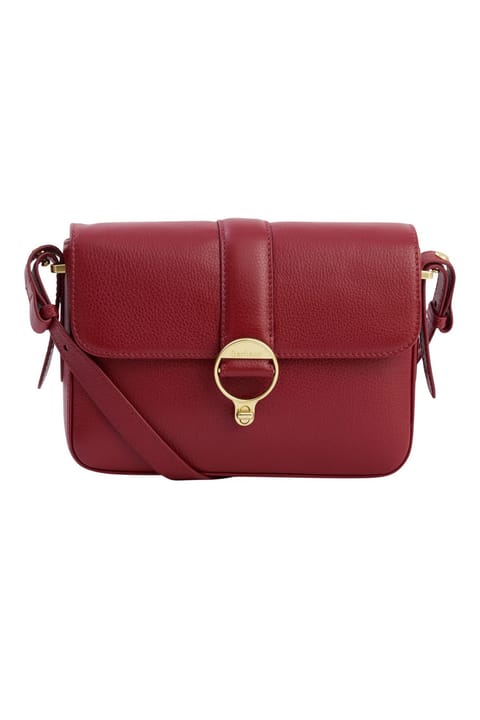 کیف کراسبادی چرم Barbour Rosa RE91 Red