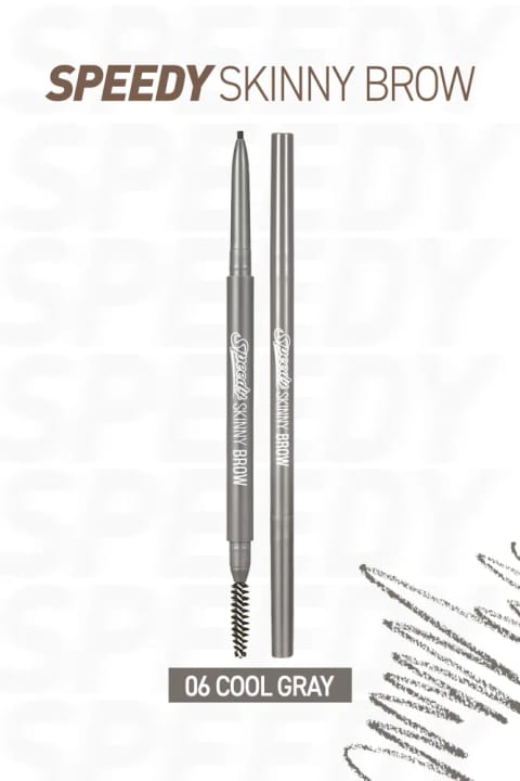 مداد ابرو PERIPERA با نوک فوق العاده نازک و ظاهر طبیعی — 6 Cool Gray