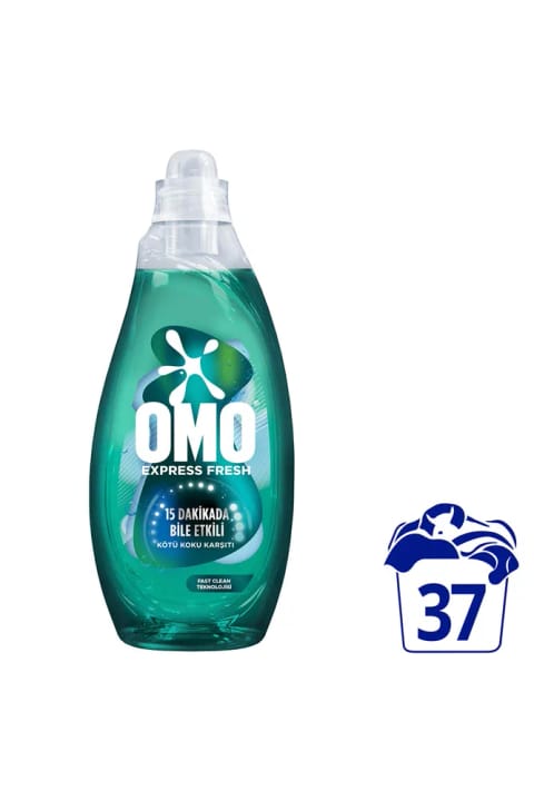 Omo Express Fresh ضد بوی بد مایع لباسشویی سفید و رنگی
