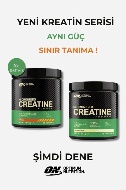 ON Optimum Nutrition ست کراتین طعم پرتقالی و بدون طعم ۵۵ سرویس