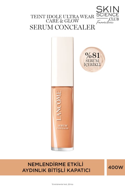کانسیلر سرمی Lancome Teint Idole Ultra Wear Care & Glow درخشانکننده ۴۰۰...