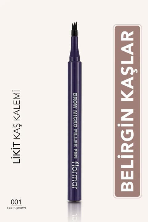 مداد ابرو فلورمار (قهوهای روشن) - Brow Micro Filler Pcl. - 001 Light