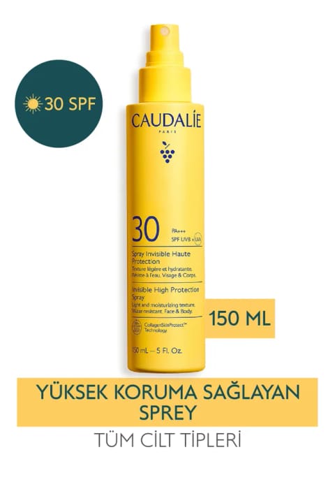 اسپری ضدآفتاب محافظت بالا Caudalie SPF30 150ml