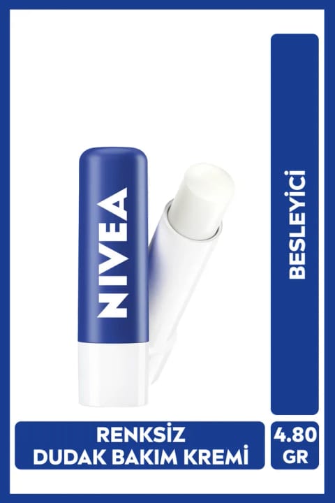 NIVEA Original Care بالم مرطوب لب بیرنگ و مغذی 4.8 گرم