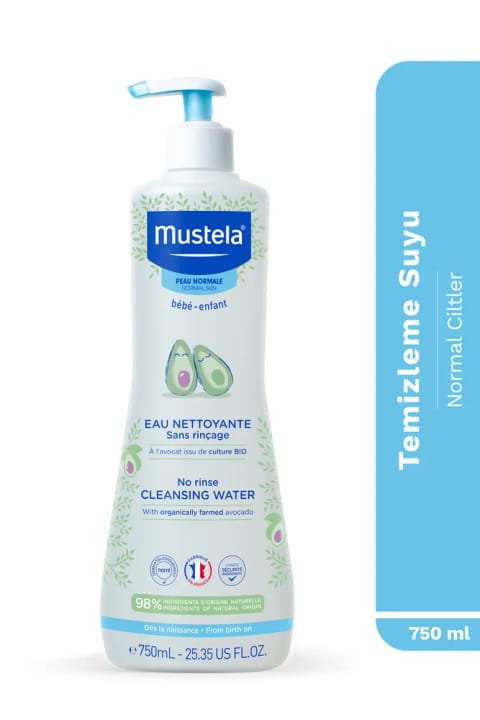 Mustela Organic Avokadolu Micellar Temizleme Suyu (Durulamasız)