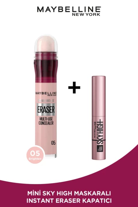 میبلین نیویورک کانسیلر Instant Anti Age Eraser 05 Brighten + Mini Sky H...