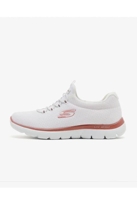 SKECHERS SUMMITS زنانه سفید/صورتی/طلایی کفش ورزشی 12980TK WTRG